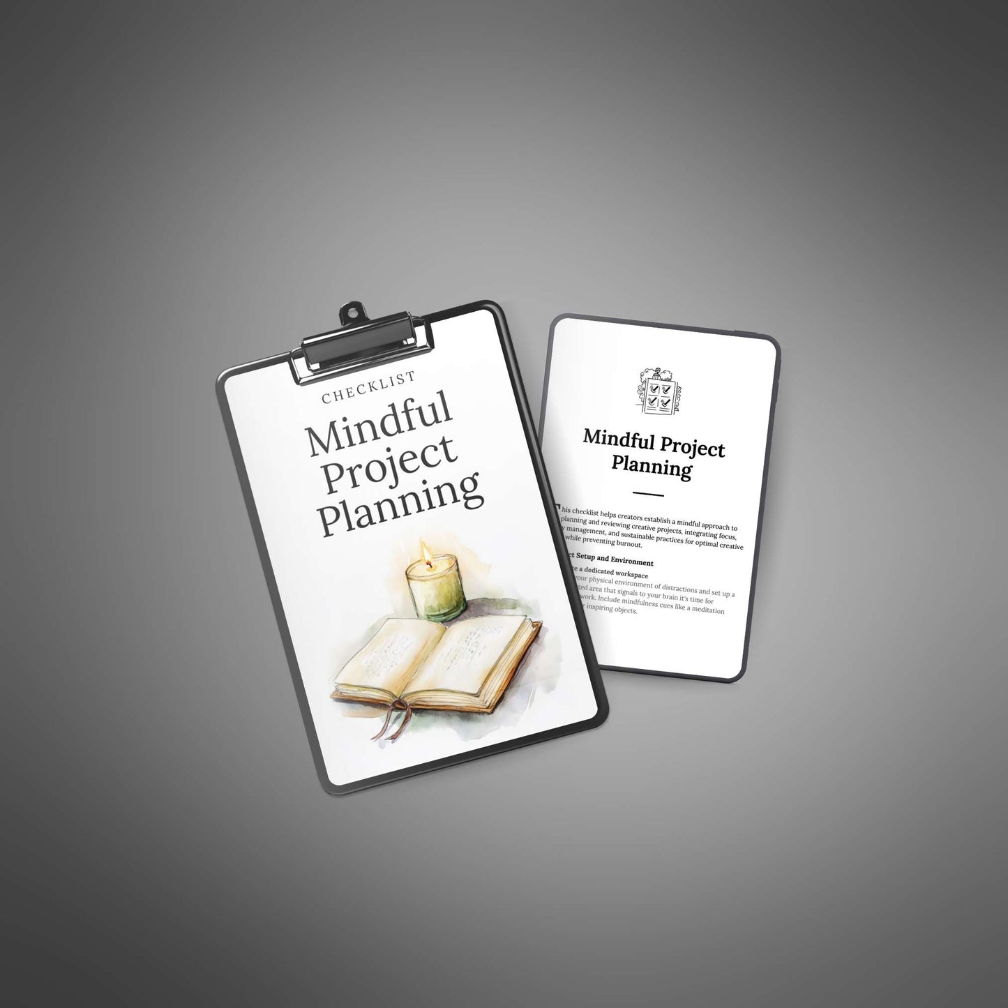 Mindful Project Planning – pages preview