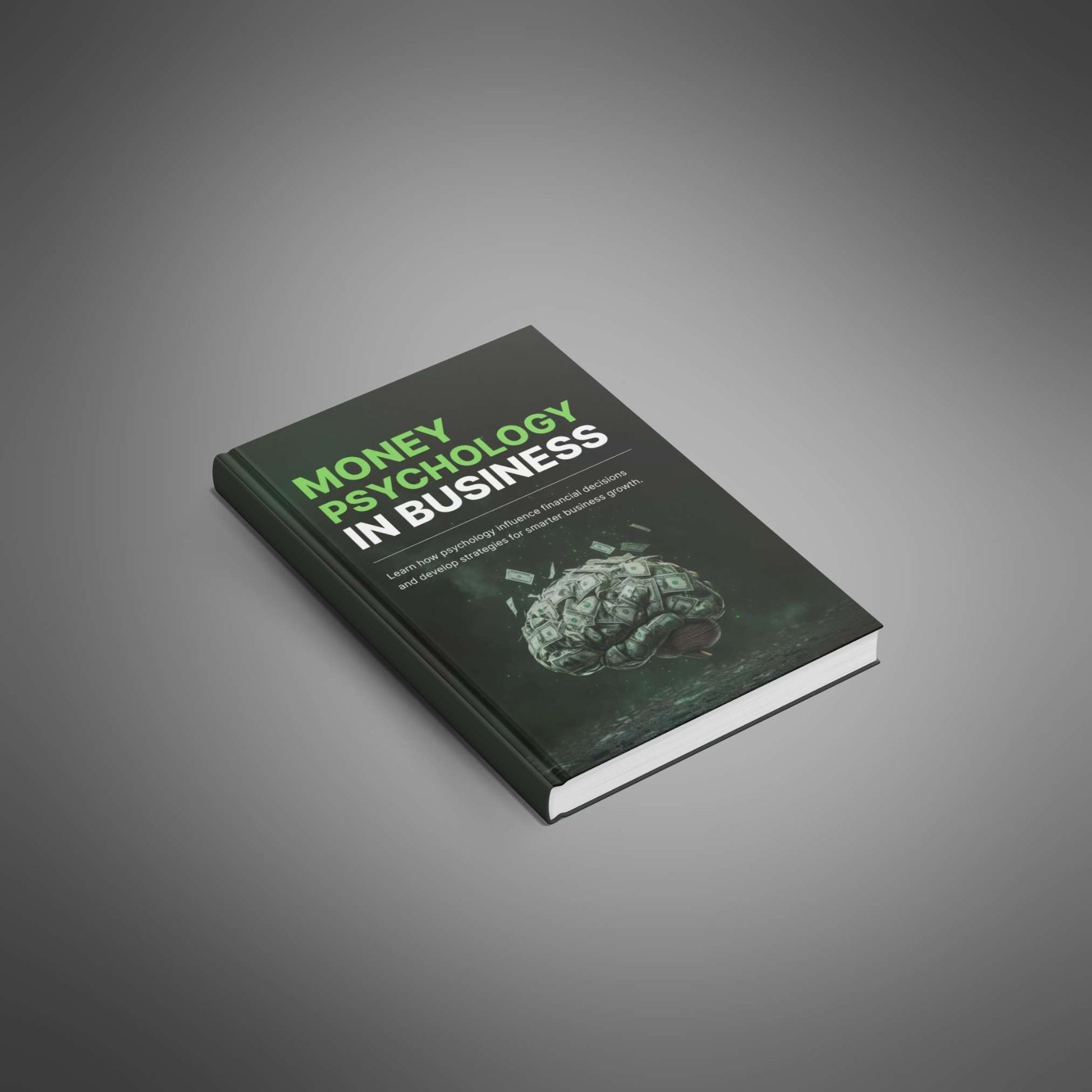 Money Psychology in Business eBook cover mockup