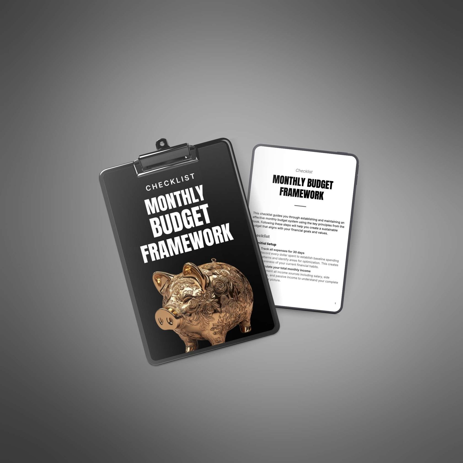 Monthly Budget Framework Checklist image 2