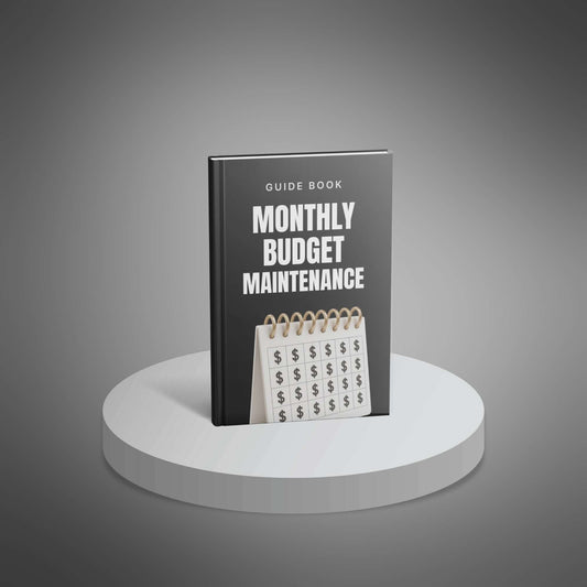 Monthly Budget Maintenance Guide image 1