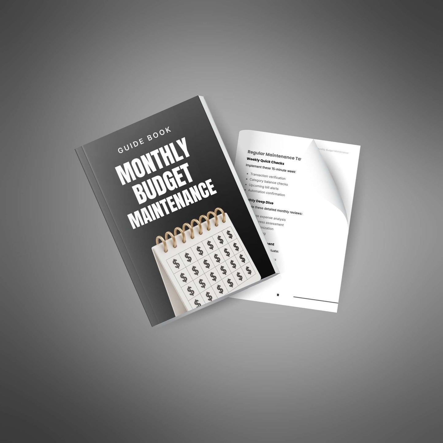 Monthly Budget Maintenance Guide image 4