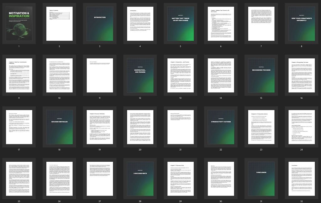 Anteprima di tutte le pagine dell'ebook Motivazione e Ispirazione