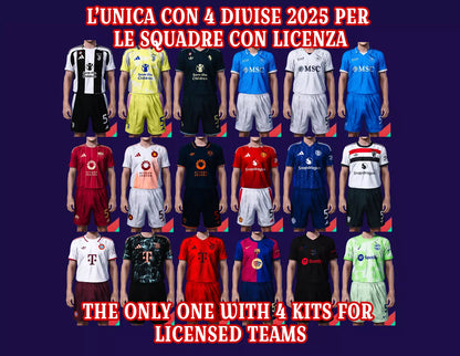 ORIGINAL PATCH - PES 2021 OPTION FILE 2024/25 - SEASON 2025 - PROFESSIONAL FOR PS4 AND PS5