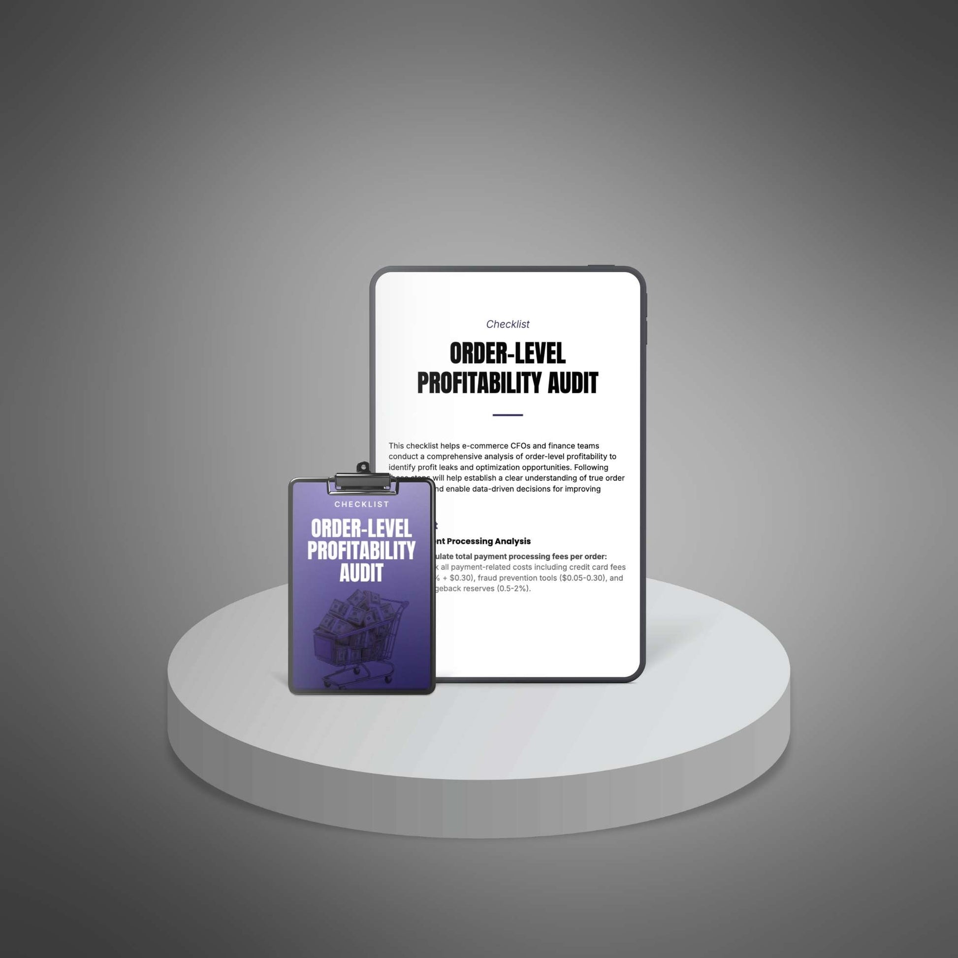 Order-Level Profitability Audit (PDF) – Find Hidden Costs, Raise Margin