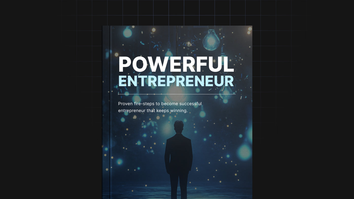 Close up of the Powerful Entrepreneur ebook cover