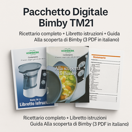 RICETTARIO BIMBY TM21 PER IL ROBOT DA CUCINA VINTAGE ALLA SCOPERTA DEL BIMBY PDF