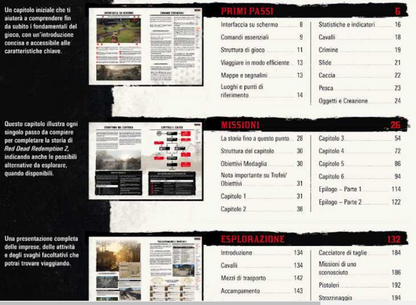 Red Dead Redemption 2 - Official Strategy Guide in PDF (Complete in Italian, 351 Pages)