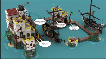 The Imperial Whitegate - LEGO Pirates Trading Post Tribute, NO BRICKS - PDF ONLY