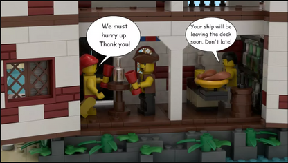 The Imperial Whitegate - LEGO Pirates Trading Post Tribute, NO BRICKS - PDF ONLY
