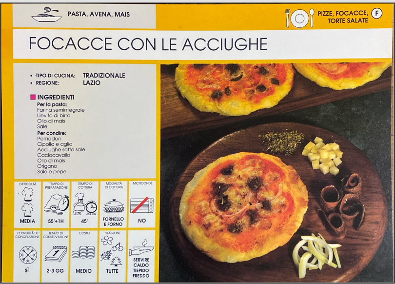 Ricettario della buona cucina De Agostini PDF "Pizze, Focacce e Torte Salate" 13 Ricette Tradizionali e Internazionali
