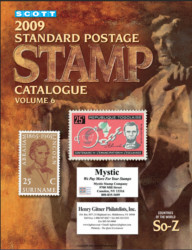 Catalogo mondiale francobolli world standard postage stamp 2009 6 volumi pdf SO-Z