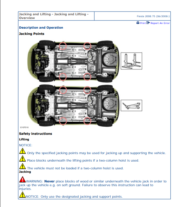 Ford Fiesta 2008-2012 - Service Manual - Manuale Officina - Inglese- Formato PDF