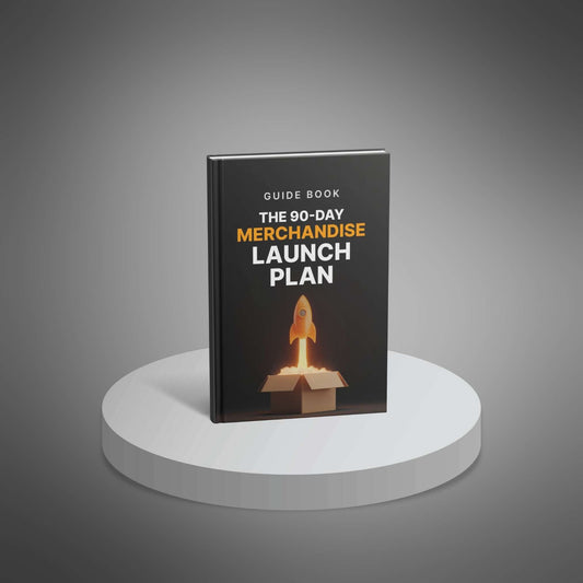 Copertina The 90-Day Merchandise Launch Plan - download digitale