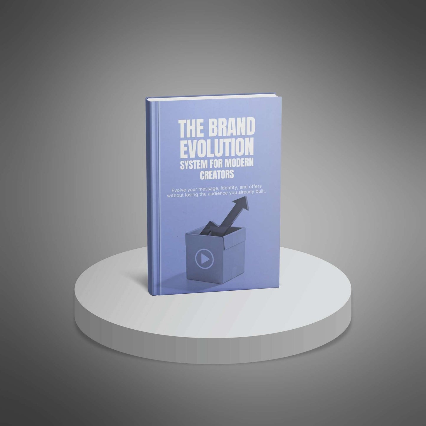 Brand Evolution System book mockup standing