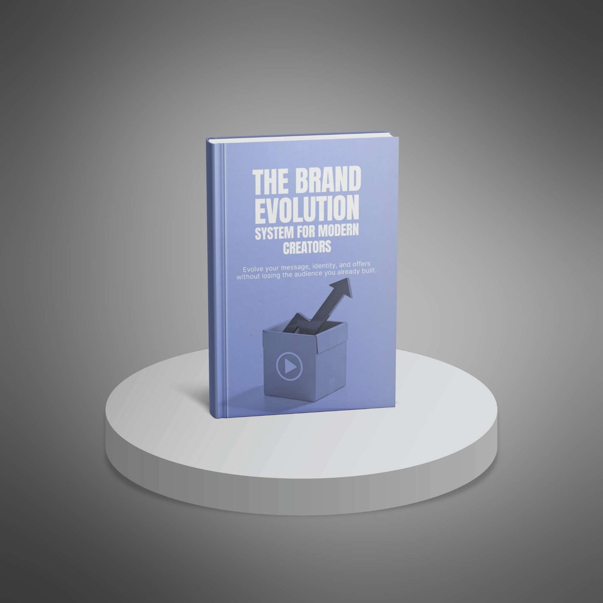 Brand Evolution System book mockup standing