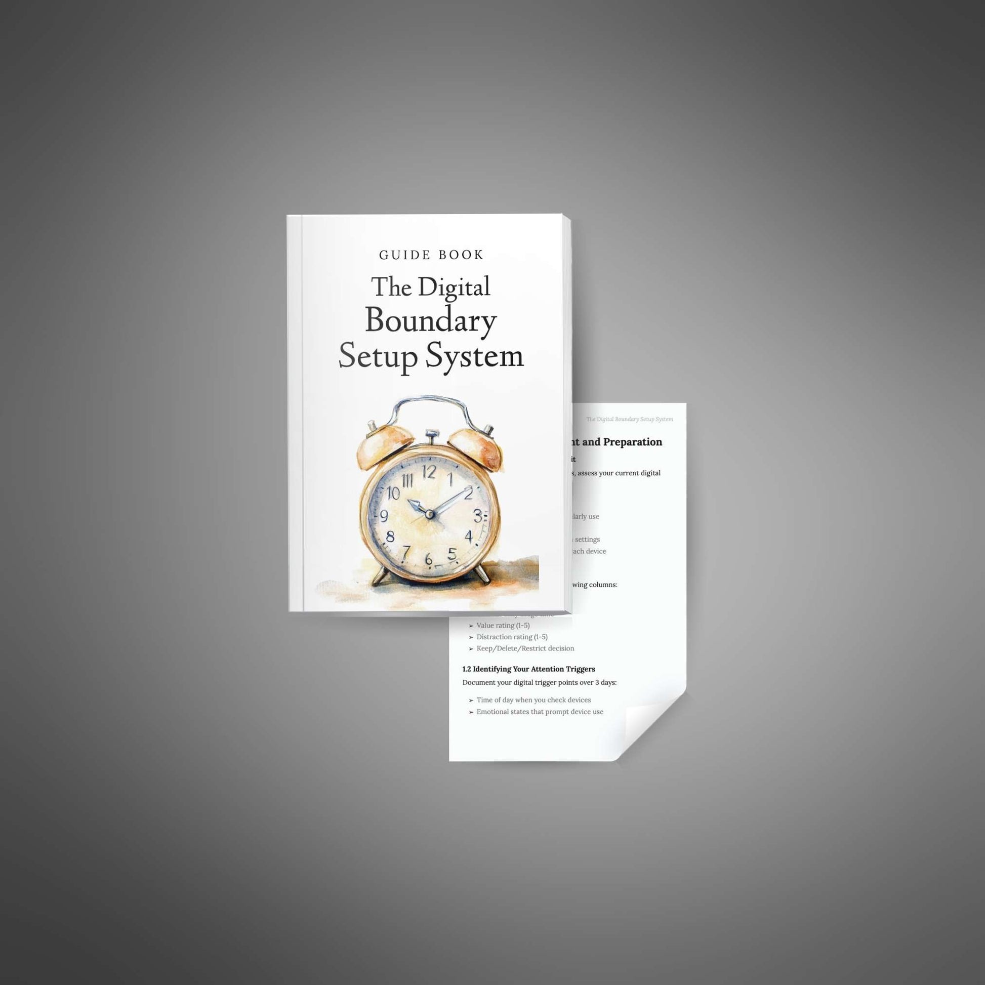 Guide preview pages - device configuration