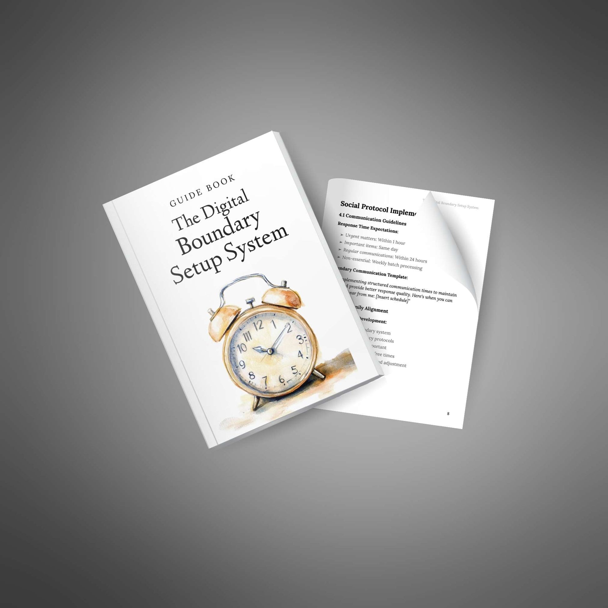 Guide cover and page preview