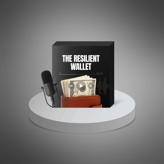 The Resilient Wallet podcast series cover mockup