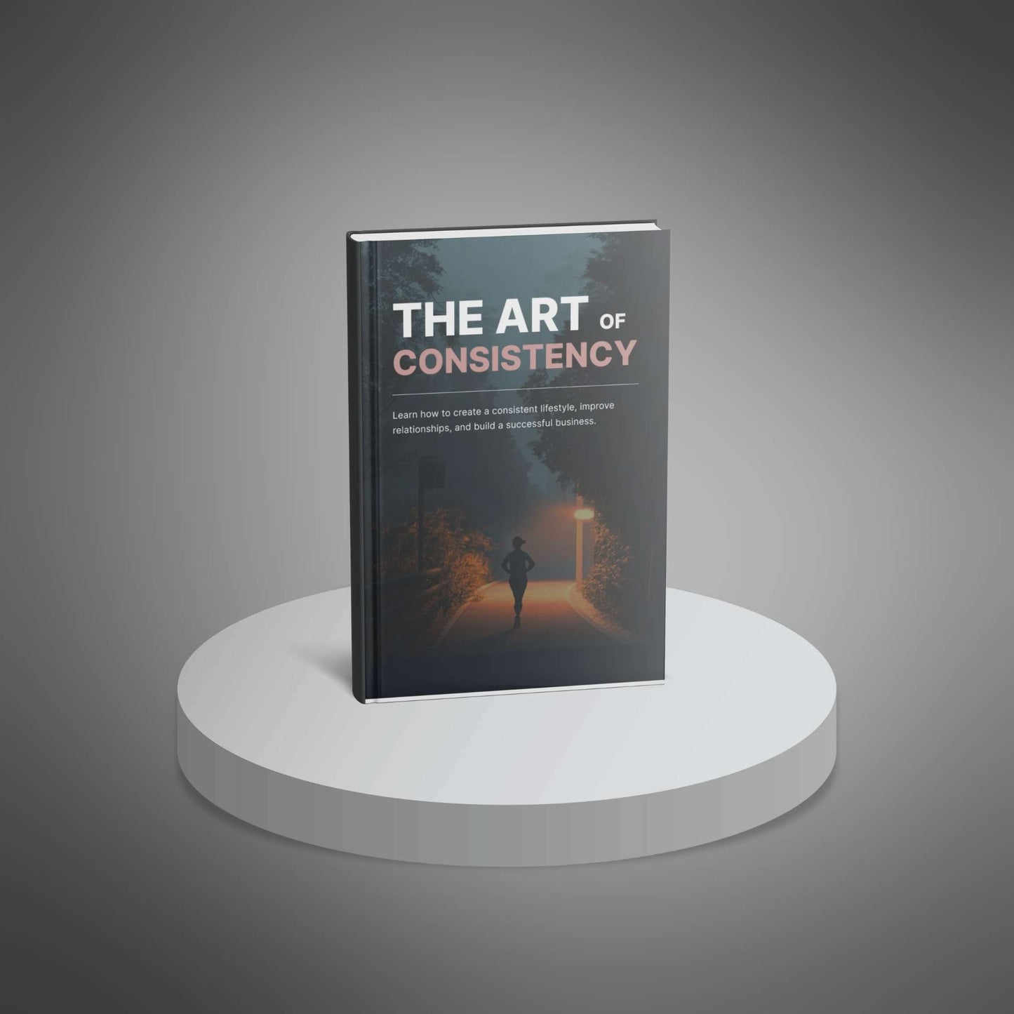 The Art of Consistency personal development ebook mockup