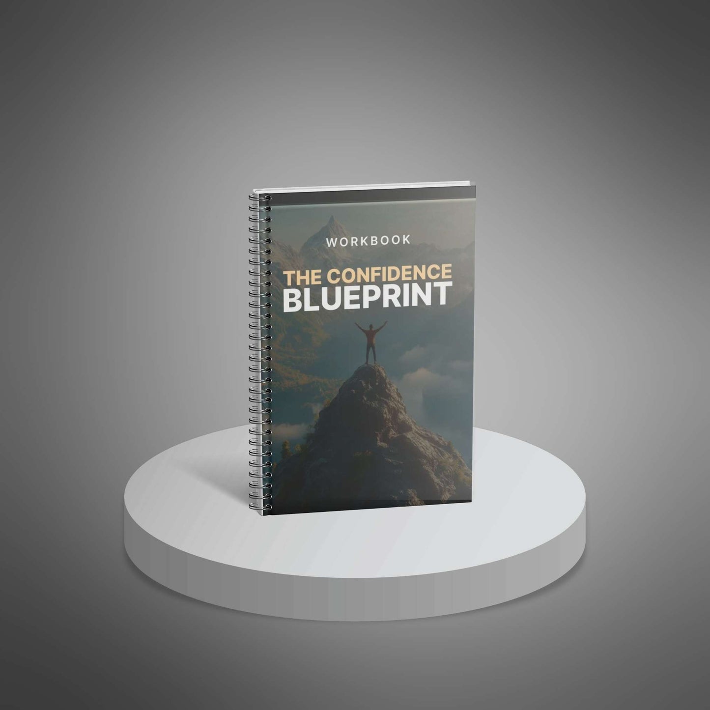 Cover mockup of The Confidence Blueprint workbook