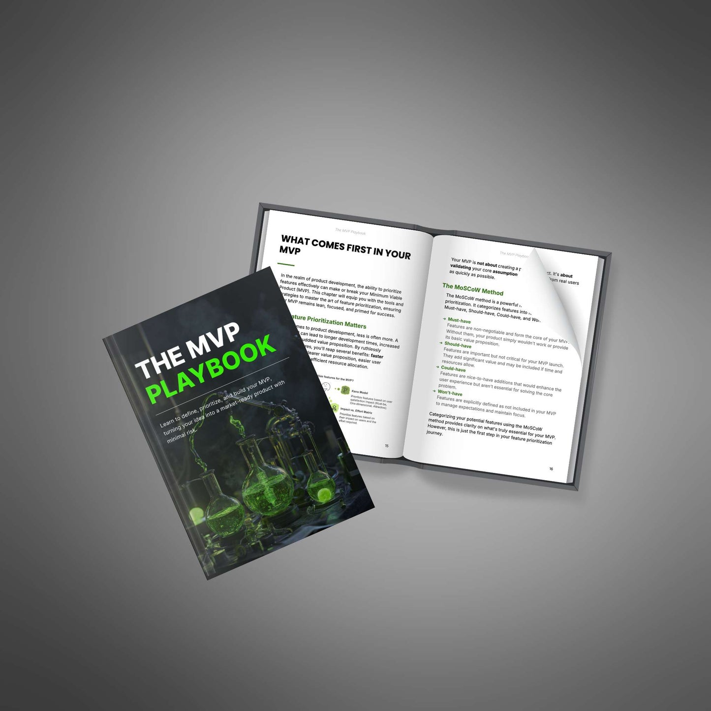 The MVP Playbook Ebook PDF | Minimum Viable Product Validation Prioritization