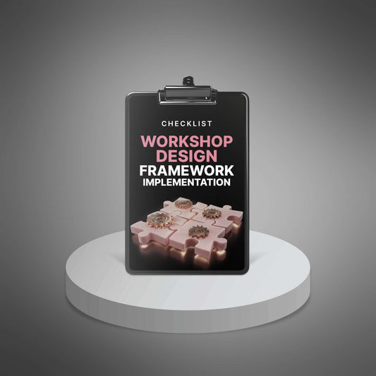 Workshop Design Framework Implementation Checklist – Plan Better Workshops (PDF)