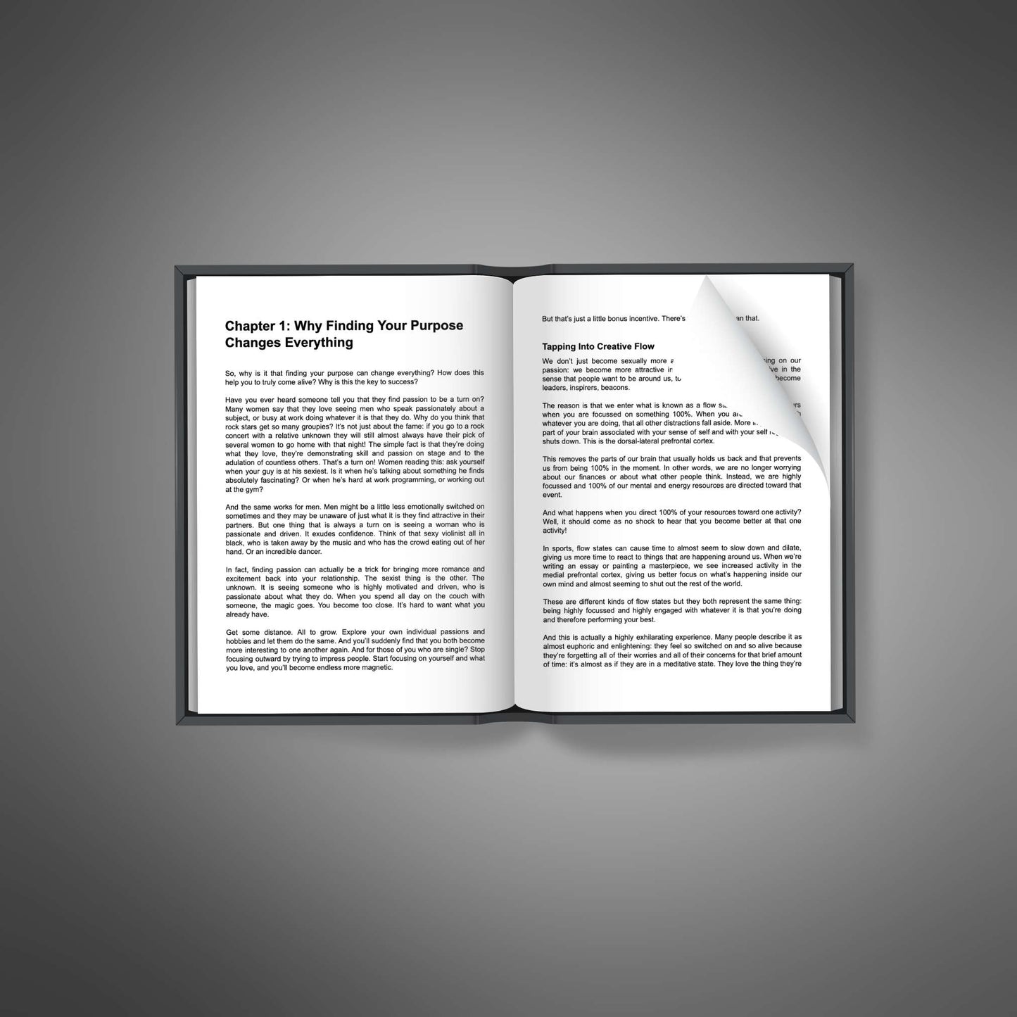 Worthwhile Life open pages mockup