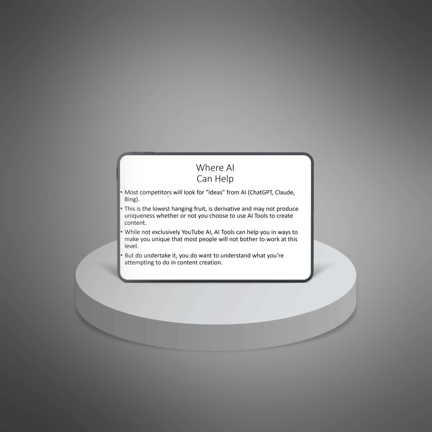 YouTube AI Tools MasterClass