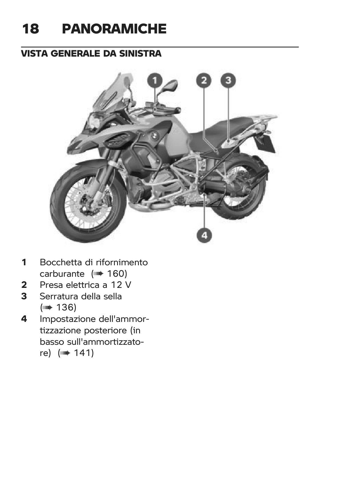 Anteprima reale del manuale BMW R 1250 GS Adventure 2021: 024 Vista moto sinistra
