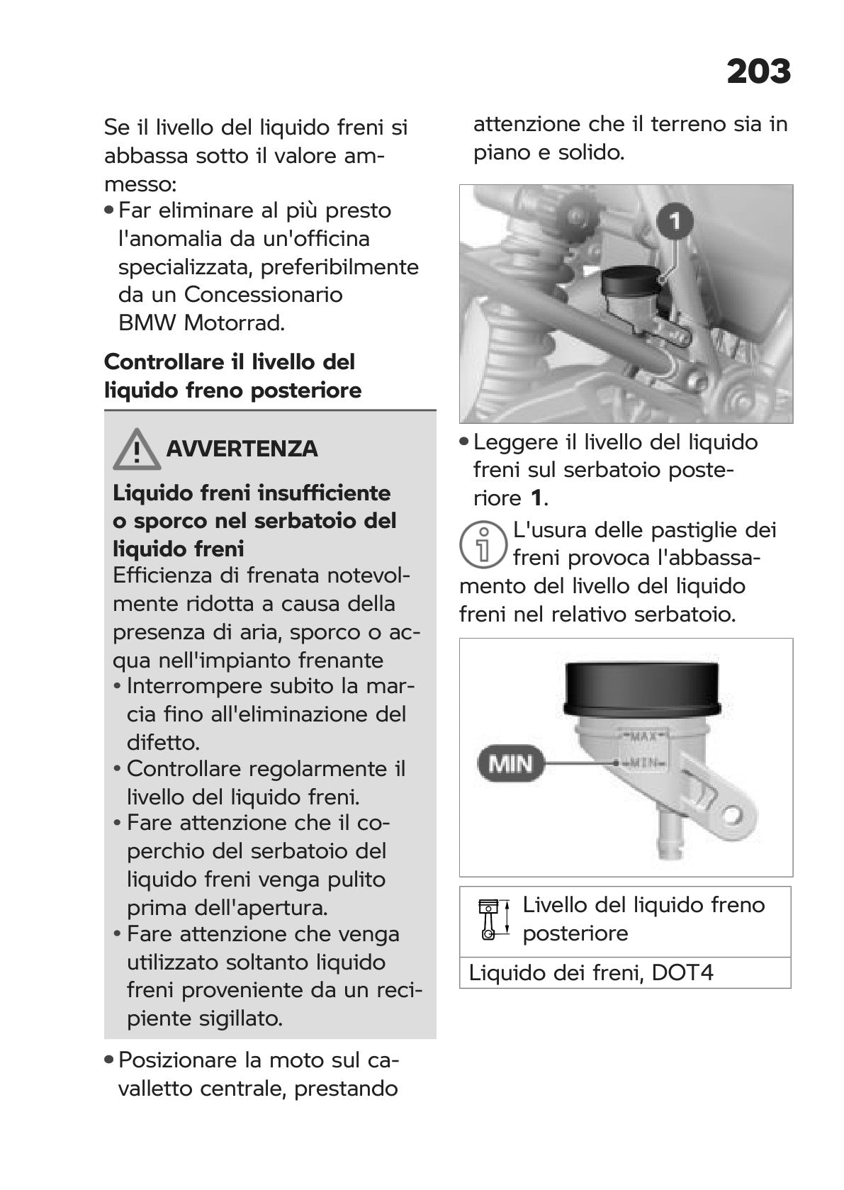 Anteprima reale del manuale BMW R 1250 GS Adventure 2021: 209 Circuito frenante