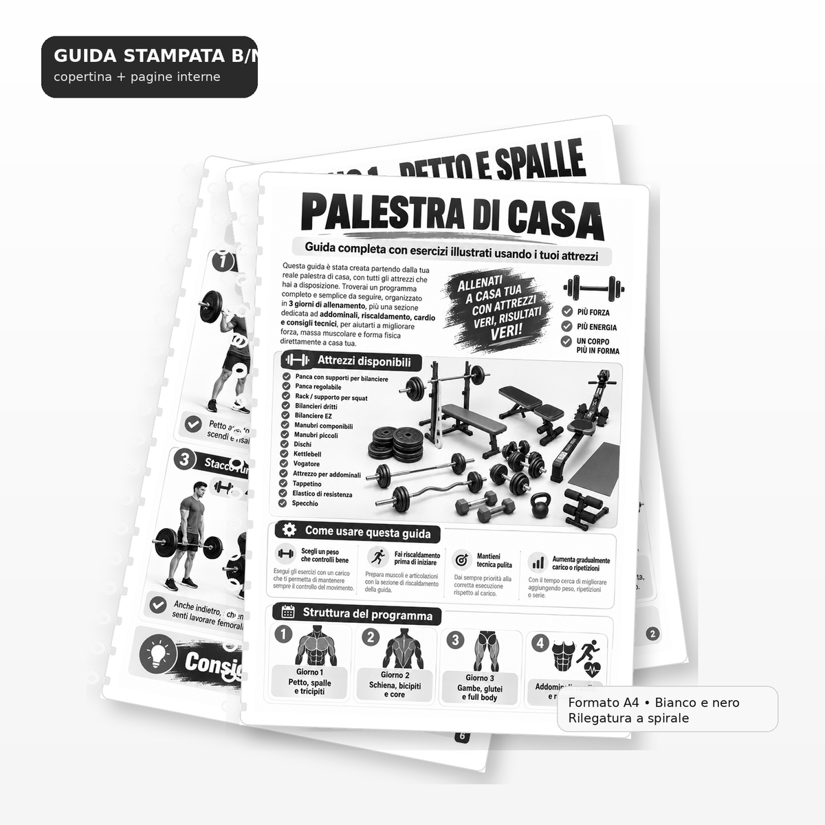 Palestra di Casa – Guida Completa Allenamento con Esercizi Illustrati PDF