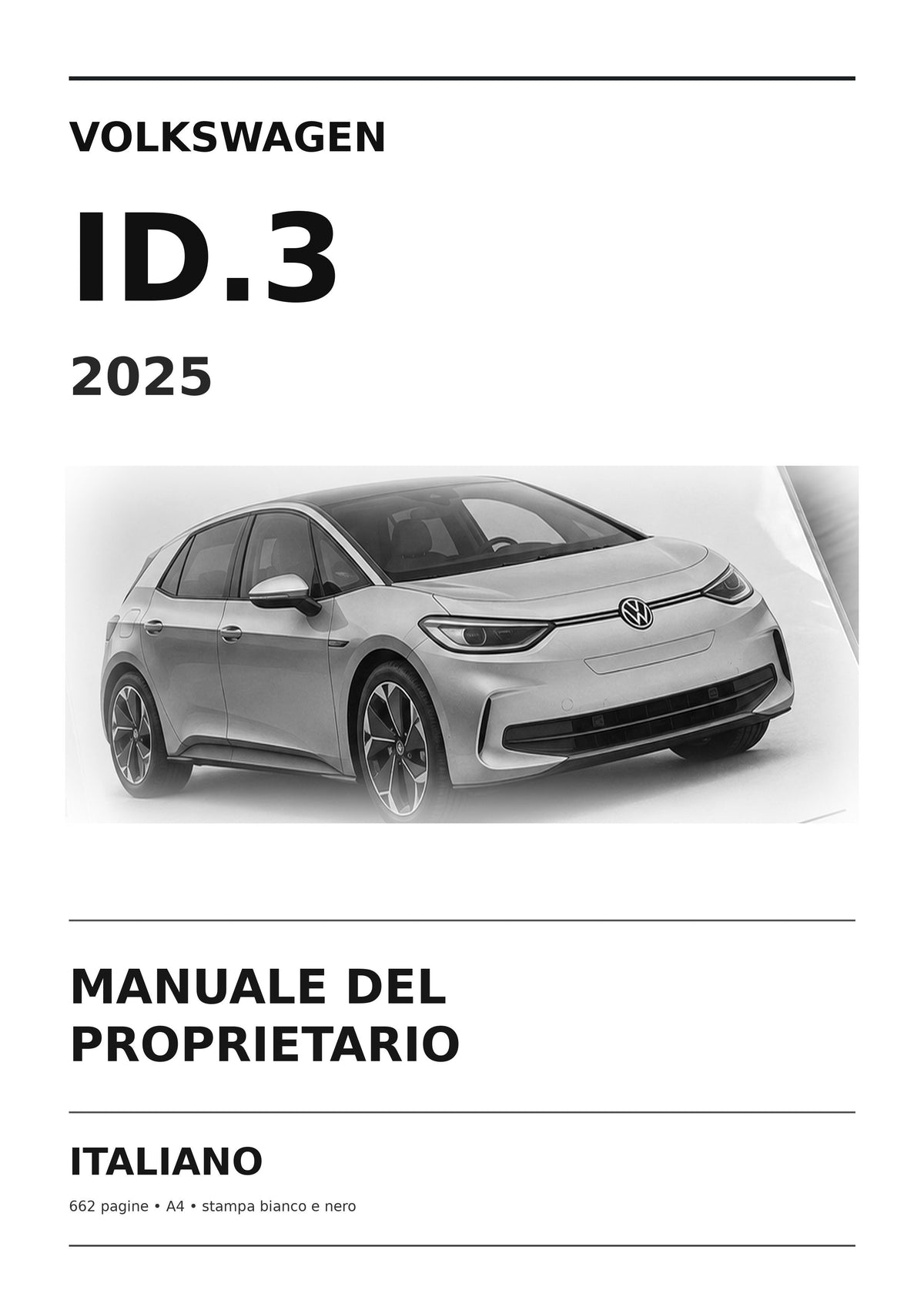 Copertina PDF Volkswagen ID.3 2025 italiano