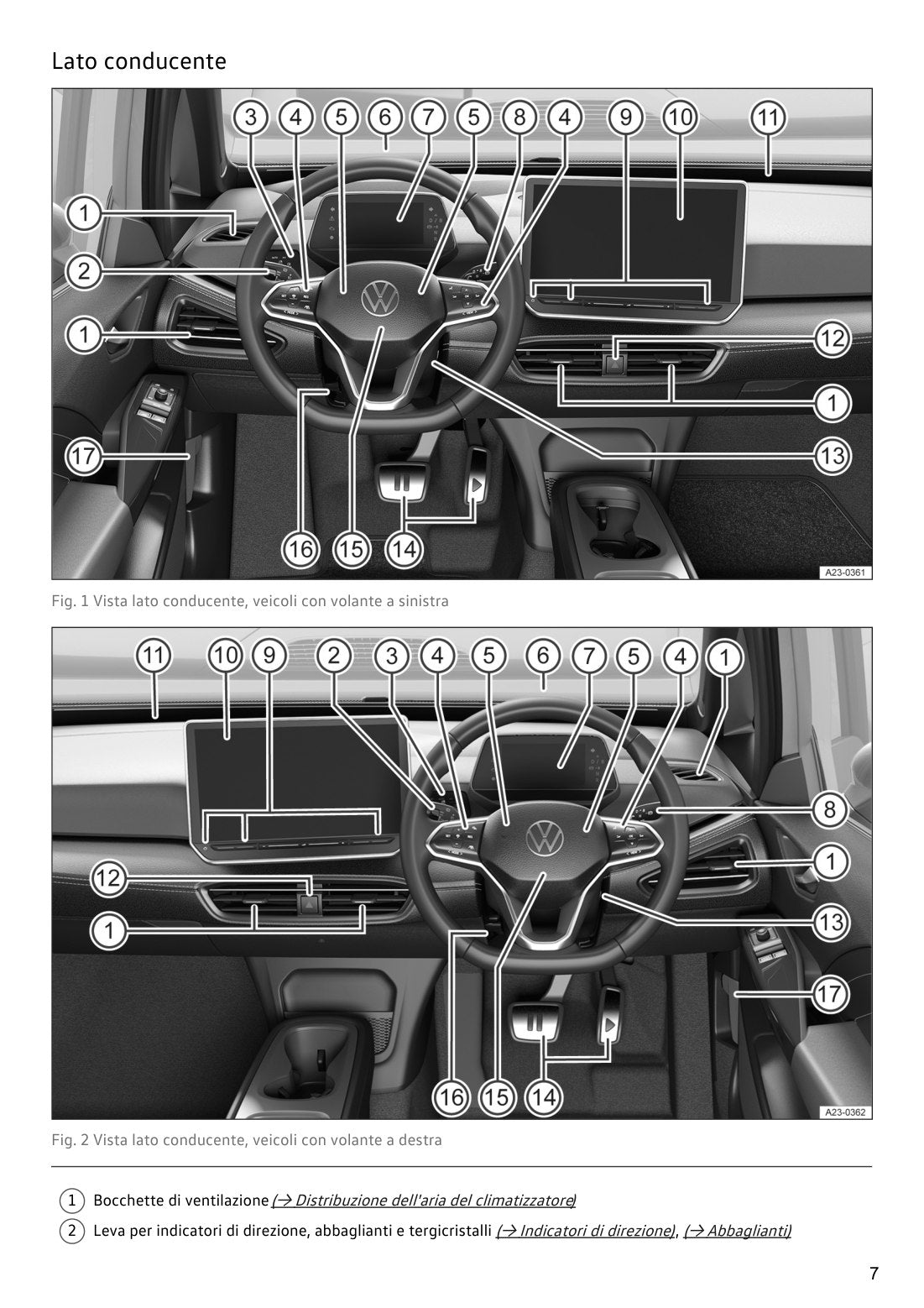 Volkswagen ID.3 2025 - anteprima pagina manuale stampato bianco e nero 2
