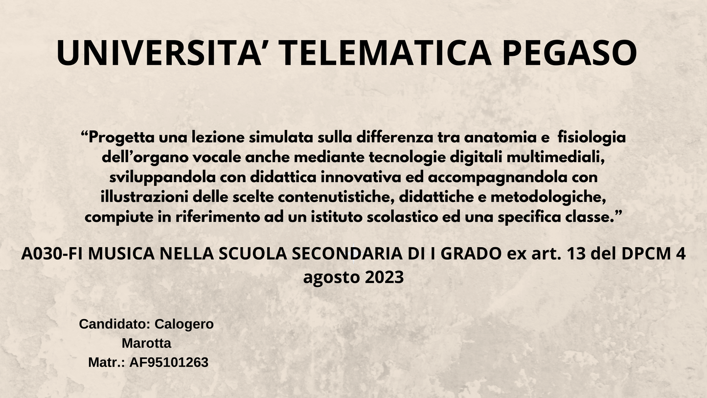 Lezione Simulata A030 – Anatomia e Fisiologia dell’Organo Vocale (PDF)