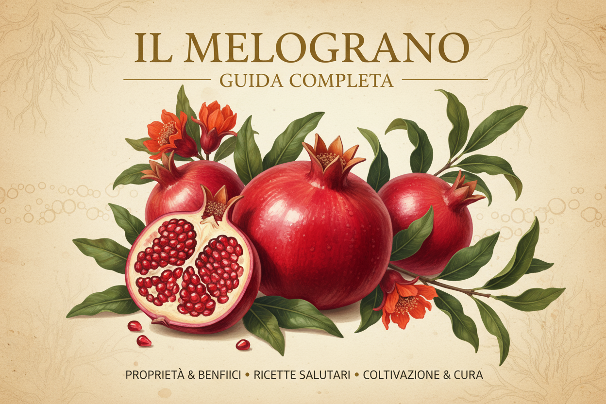 Manuale del Melograno – Proprietà, Benefici, Ricette e Coltivazione