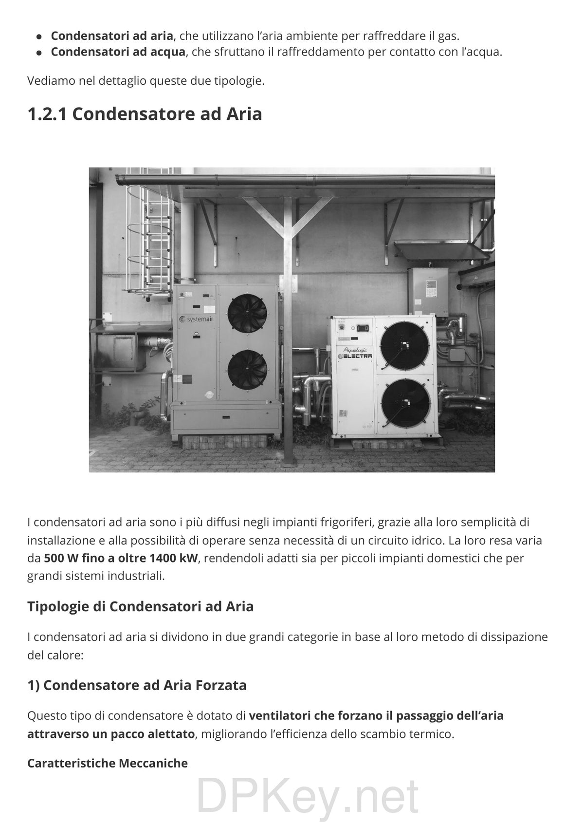 Anteprima contenuto: condensatore ad aria