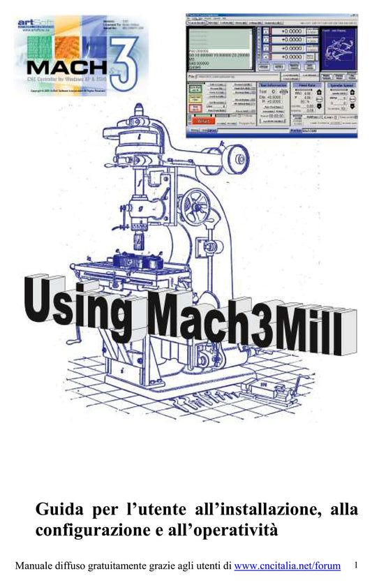 Manuale Mach3 Italiano v1.84.002 – Guida Installazione, Configurazione e Uso CNC (PDF)