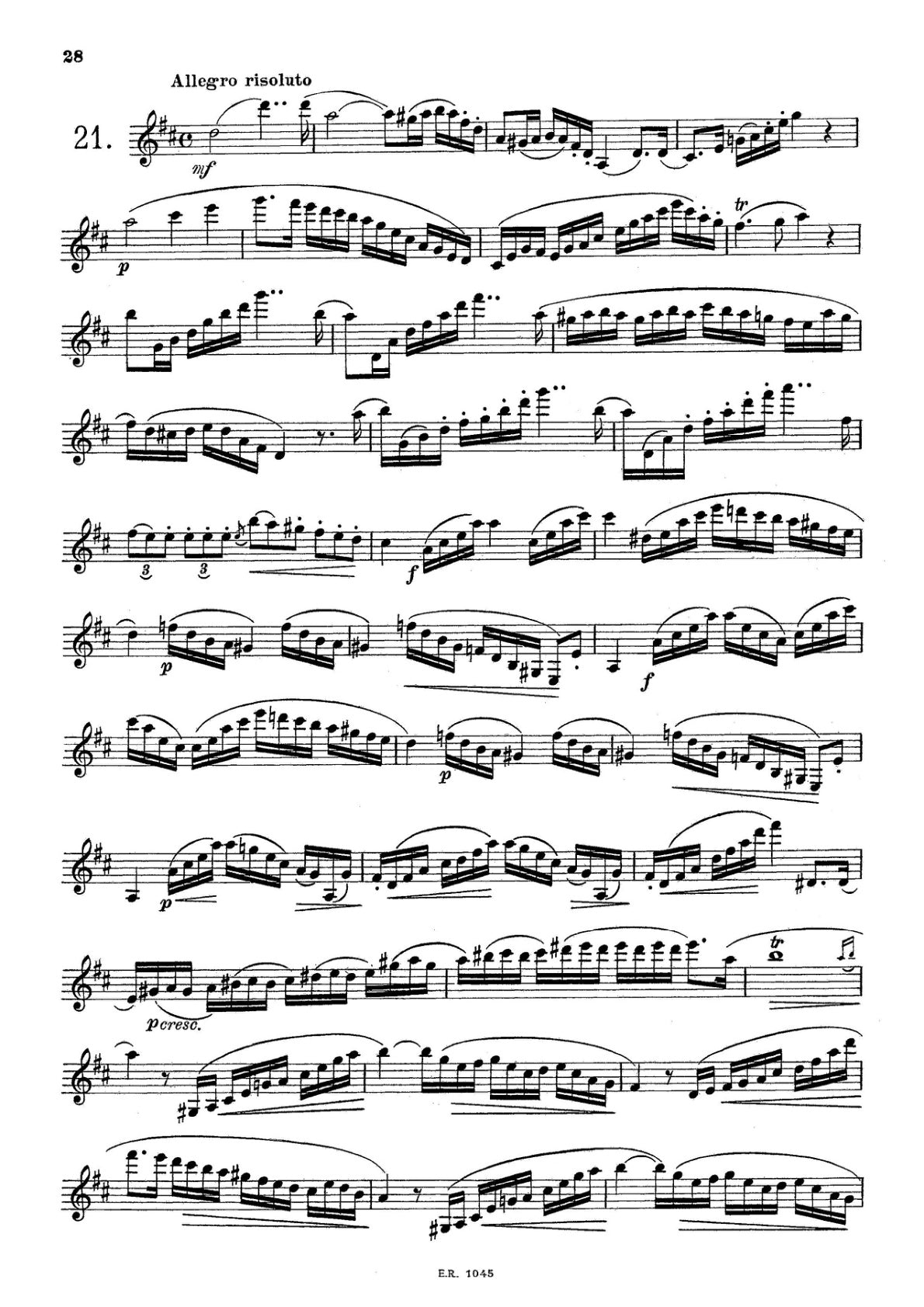 Vincenzo Gambaro - 21 Caprices for Clarinet | Advanced Studies PDF