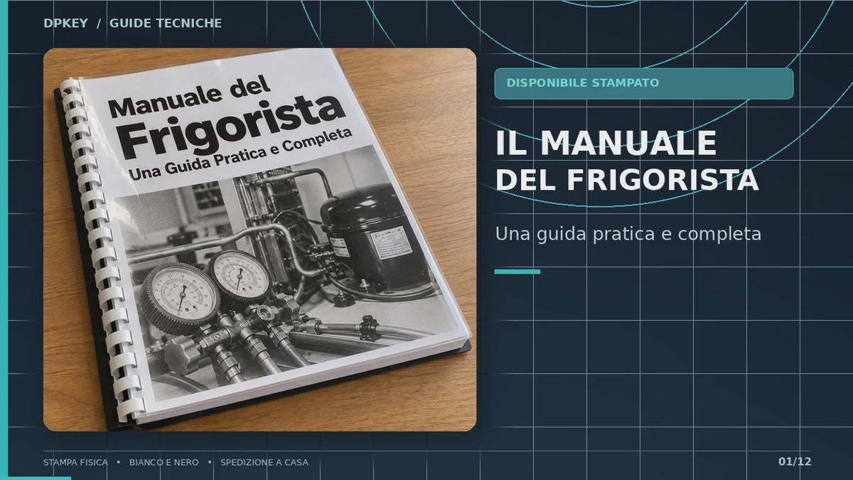 Video presentazione del Manuale del Frigorista stampato A4 bianco e nero con spirale - 101 pagine