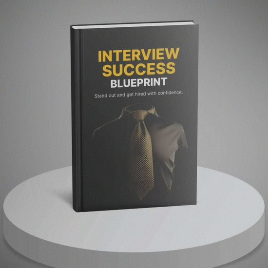 Interview Success Blueprint – Job Interview Preparation Ebook | Personal Branding & Salary Negotiation Tips | Instant Digital Download