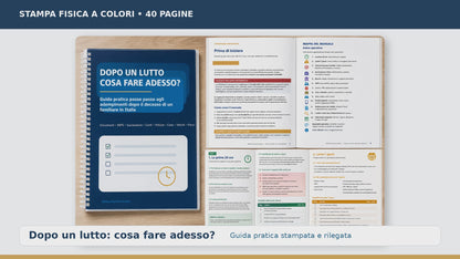 Dopo un lutto: cosa fare adesso? Guida pratica dopo un decesso in Italia