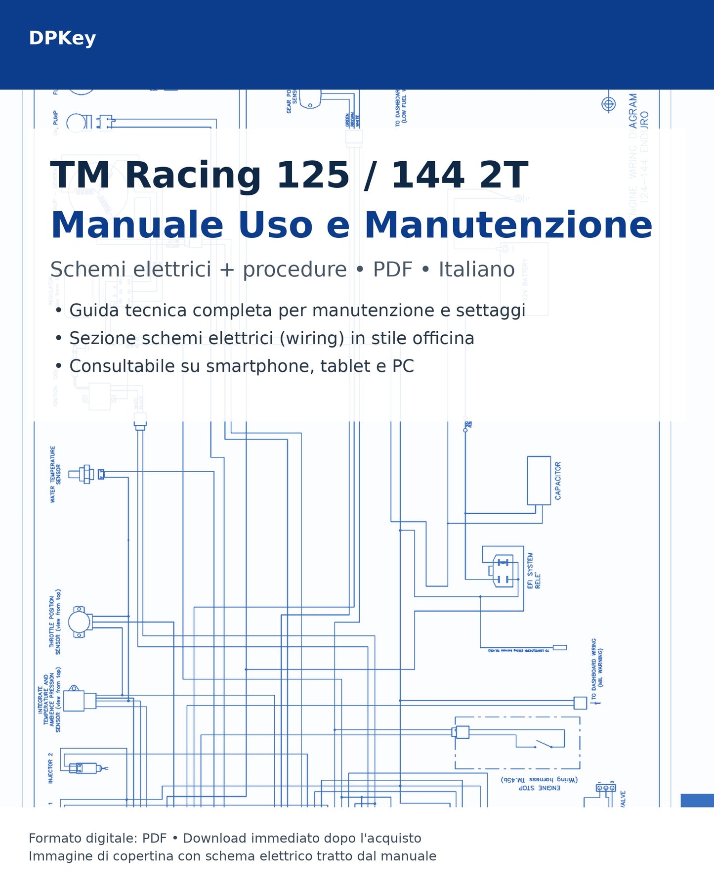 Manuale uso e manutenzione TM Racing 125/144 2 Tempi (EN/MX/SMR/SMK) PDF