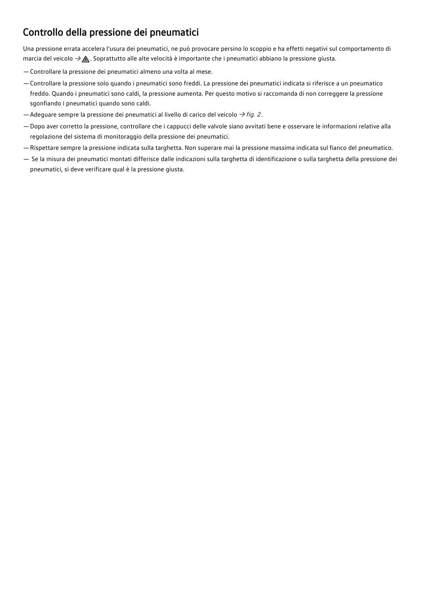 VW ID.4 2026 anteprima reale pagina 636, pressione pneumatici, versione bianco e nero