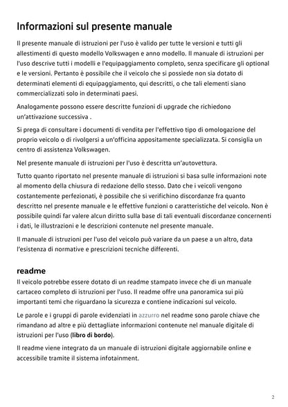 Volkswagen ID.4 2027 anteprima originale PDF colori pagina 2: Informazioni manual