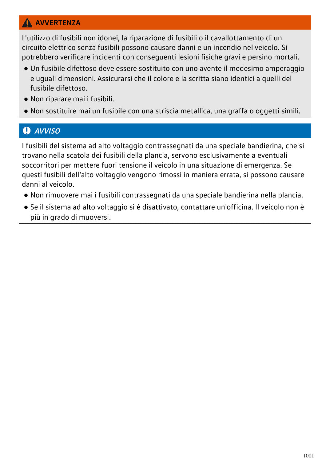 Volkswagen ID.4 2027 PDF colori pagina 1001: Fusibili